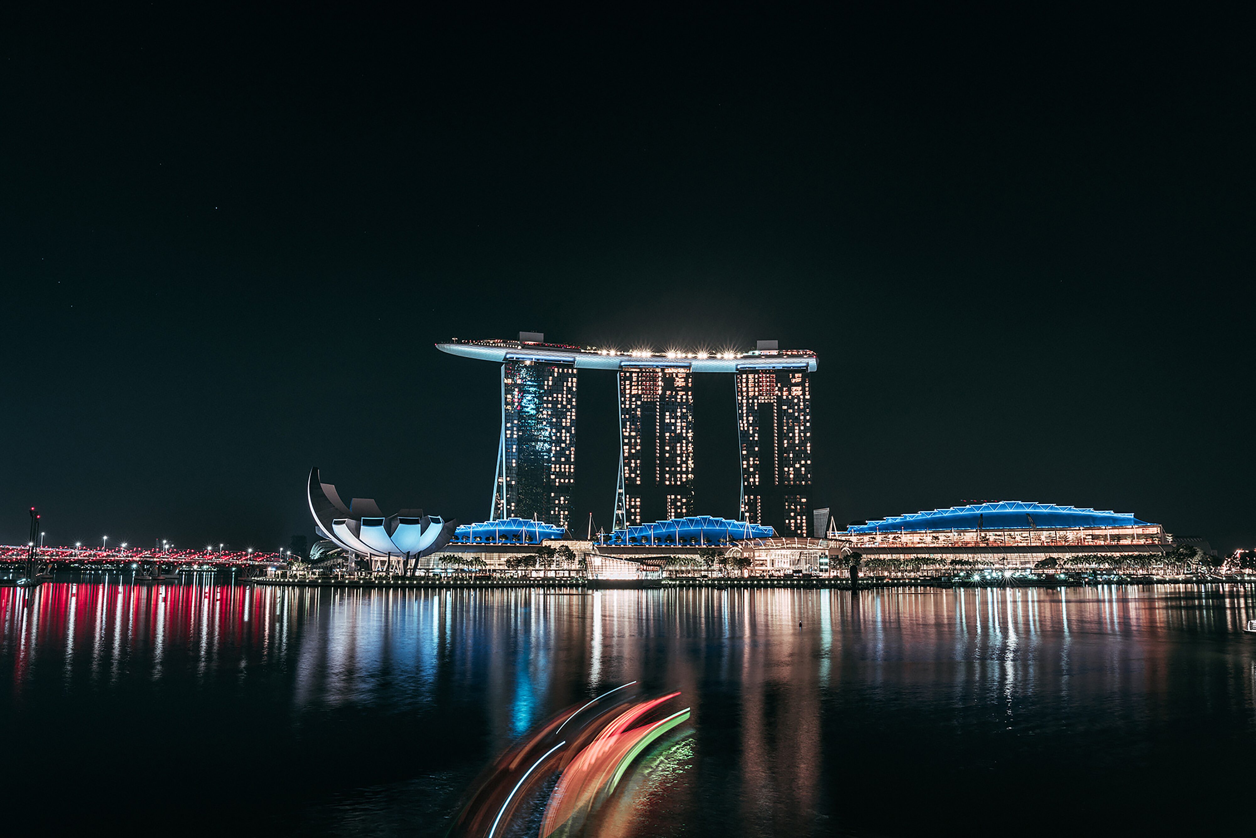 The Night Lights of Singapore